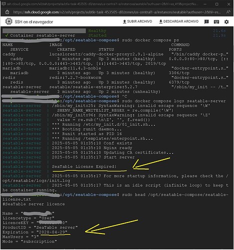 error de licencia google Cloud